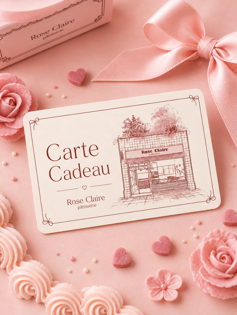 Carte Cadeau Roseclaire