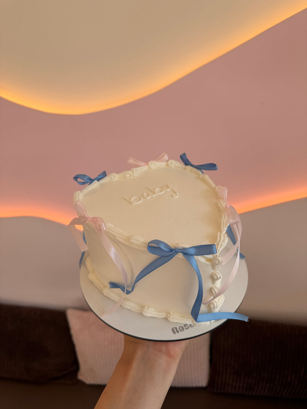 Gender Reveal Cake