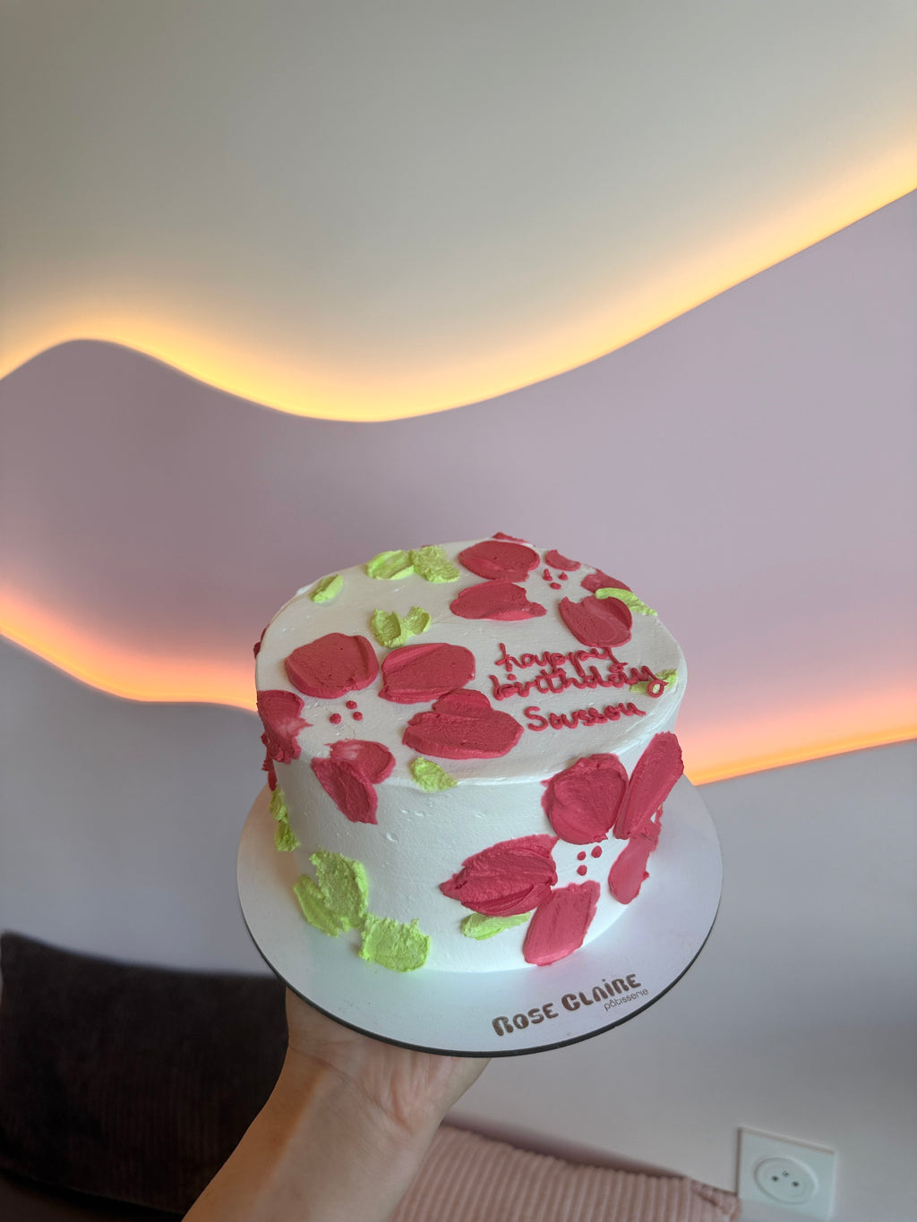 Gâteau Fleurs Simple