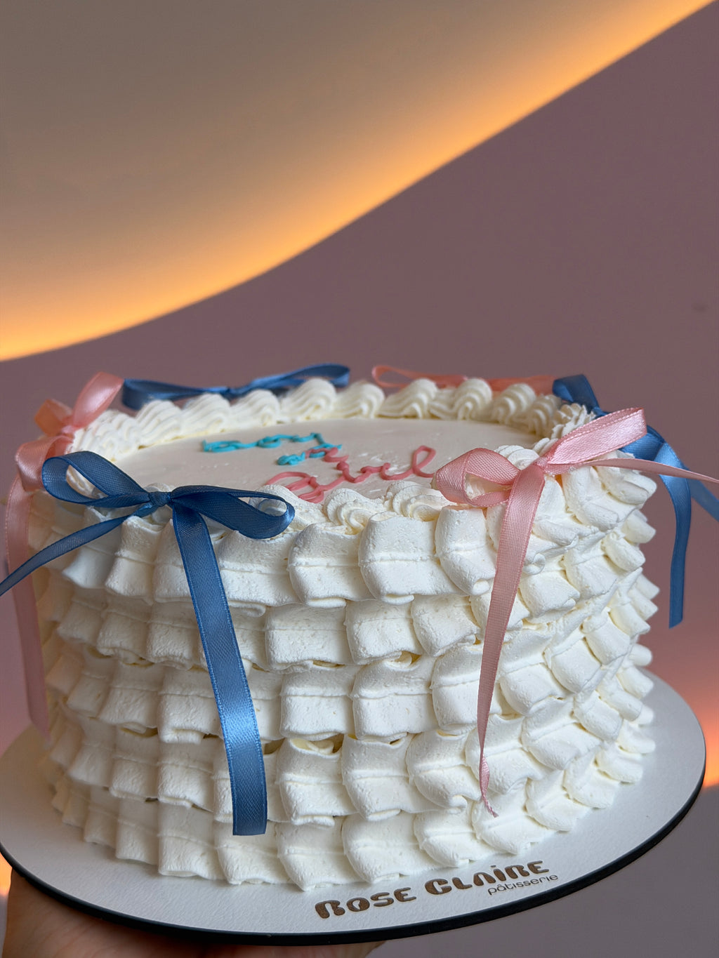 Gender Reveal Cake