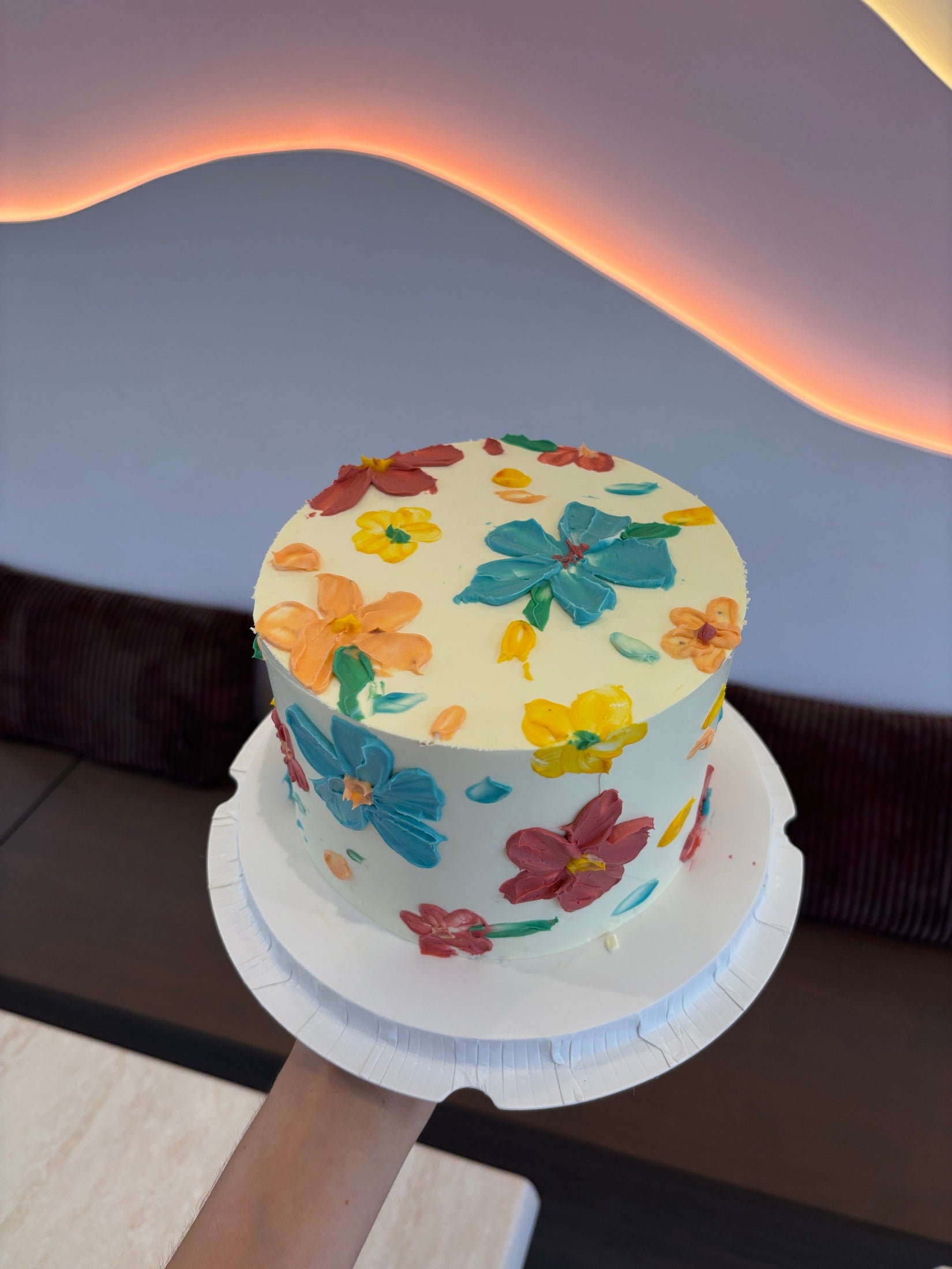 Gâteau Fleurs Simple