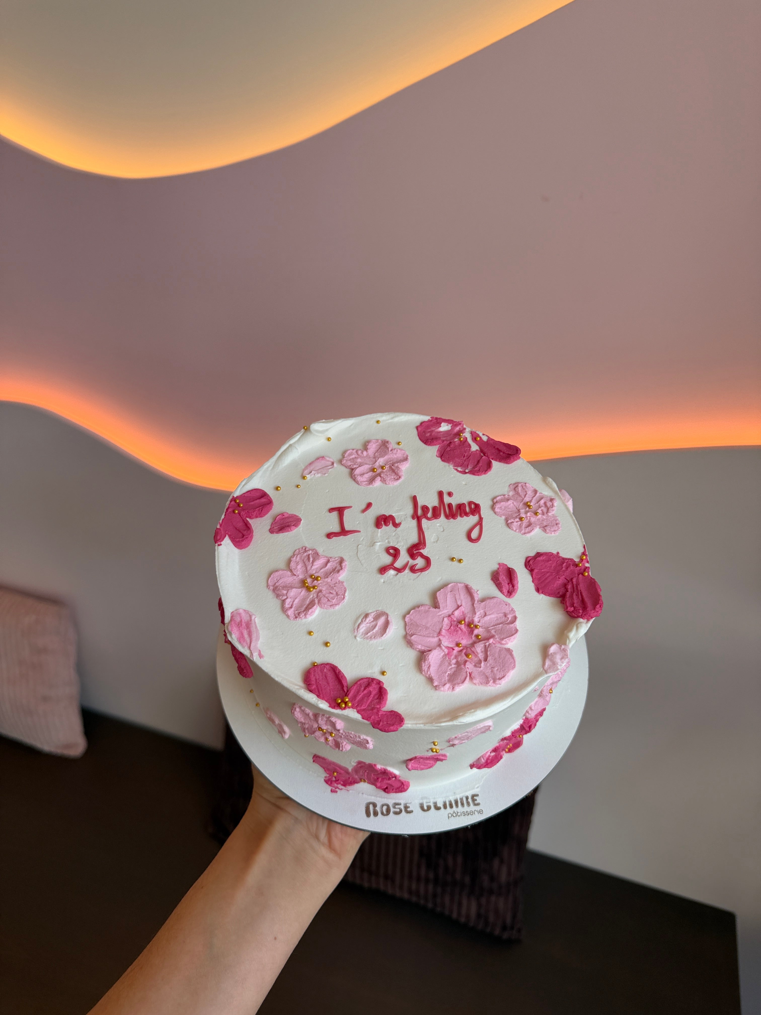 Gâteau Fleurs Simple