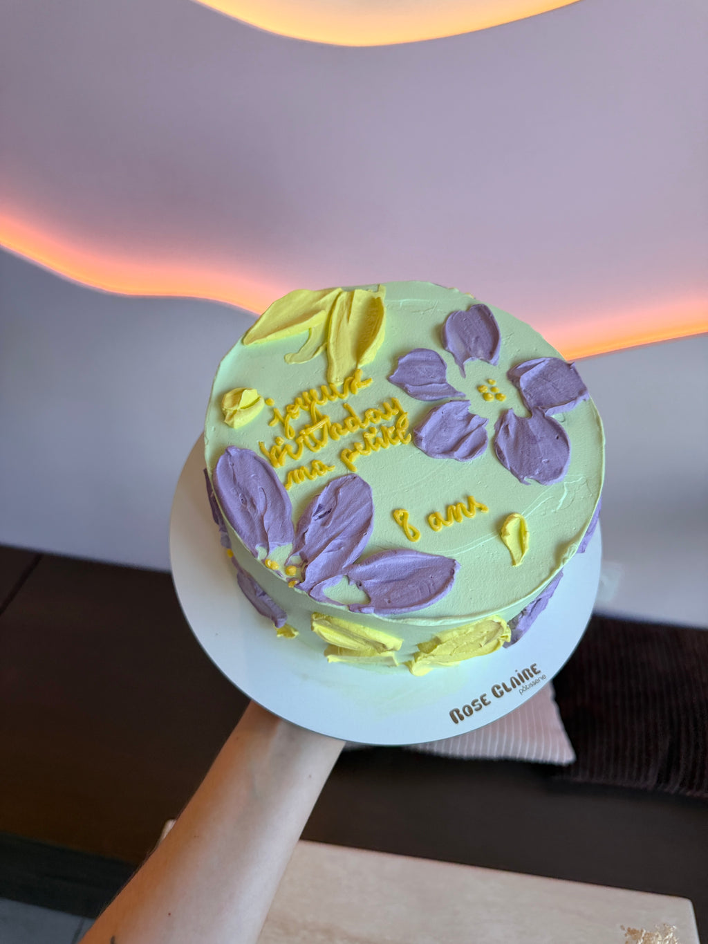 Gâteau Fleurs Simple