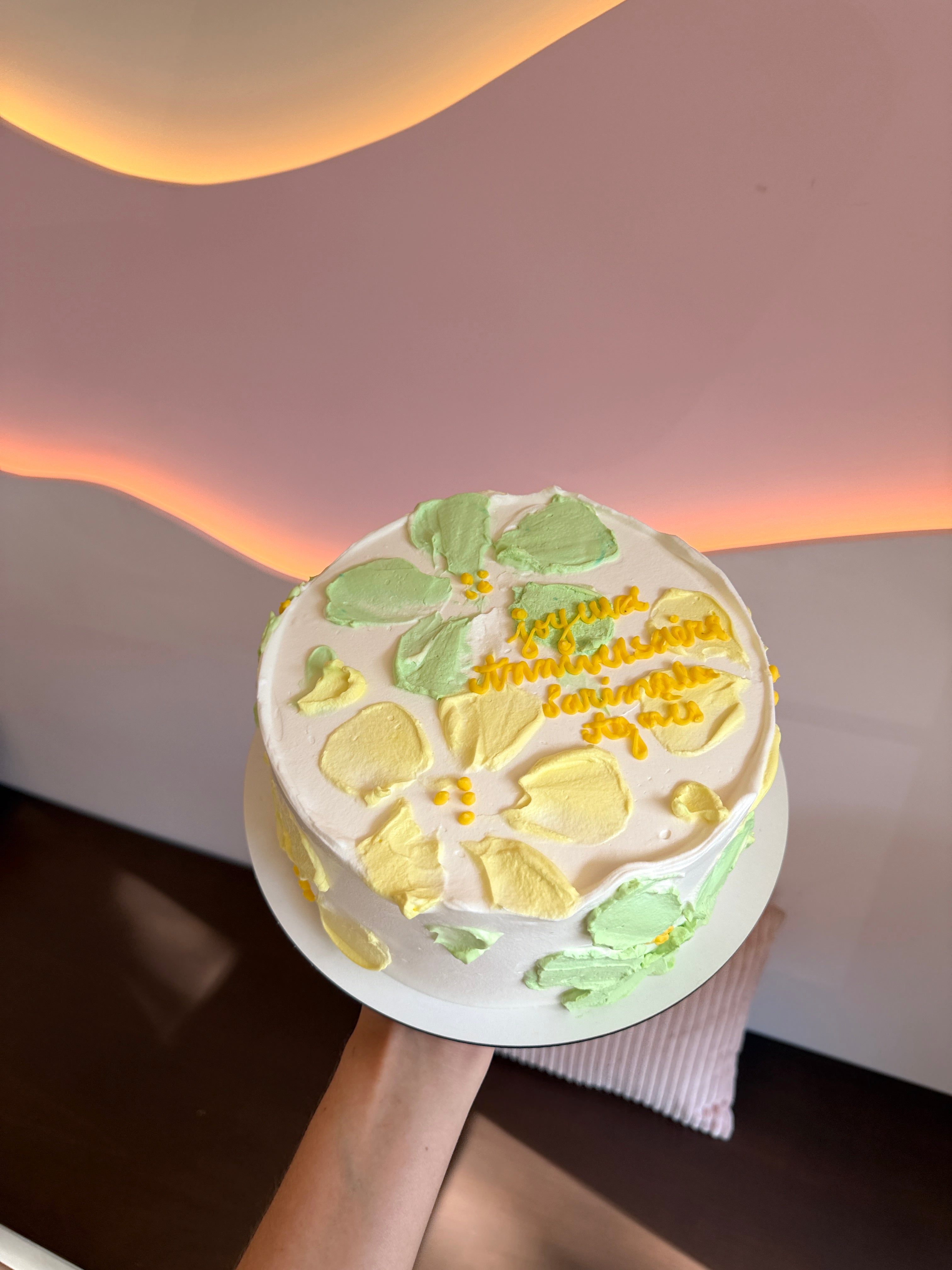Gâteau Fleurs Simple