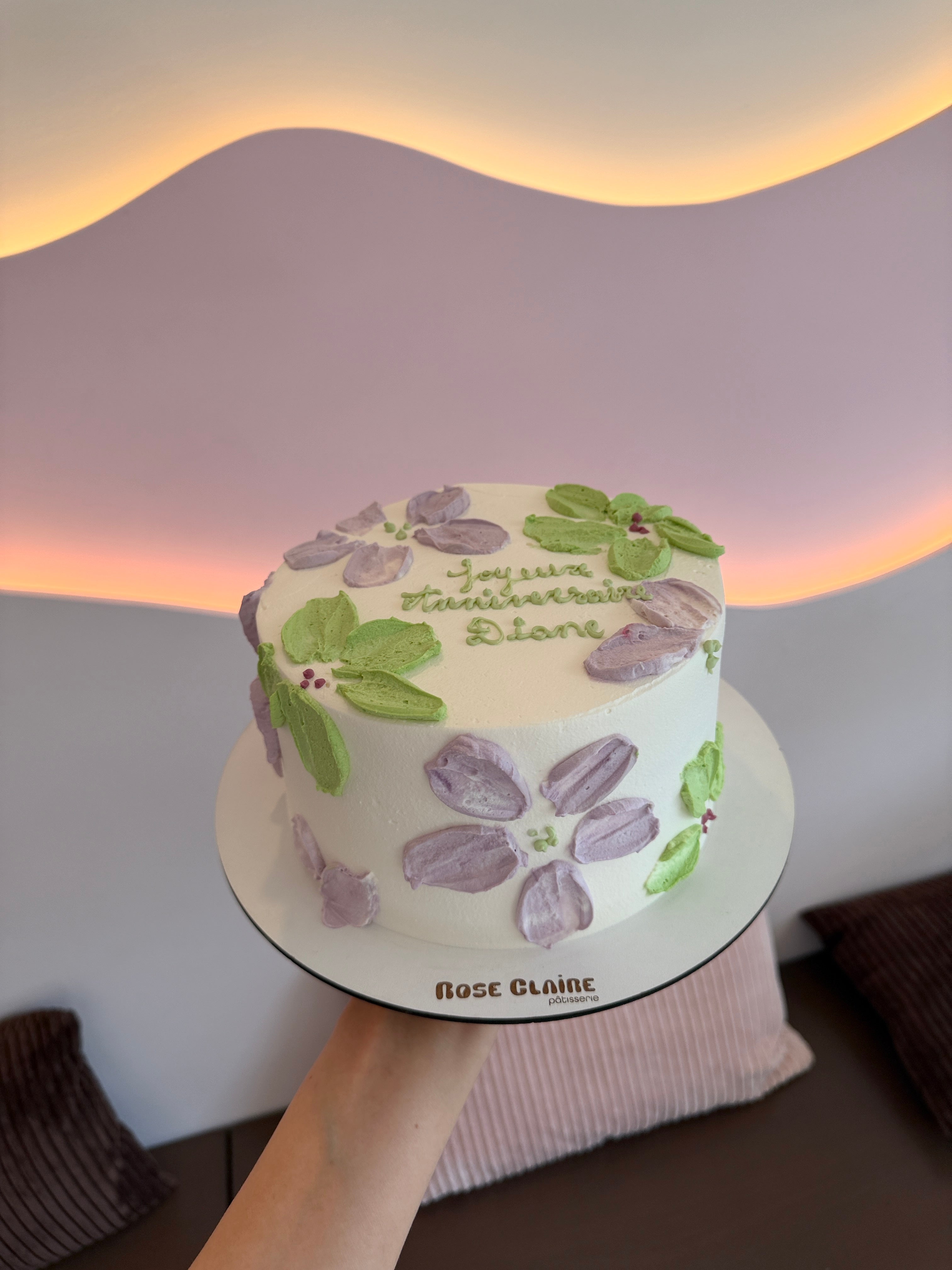 Gâteau Fleurs Simple