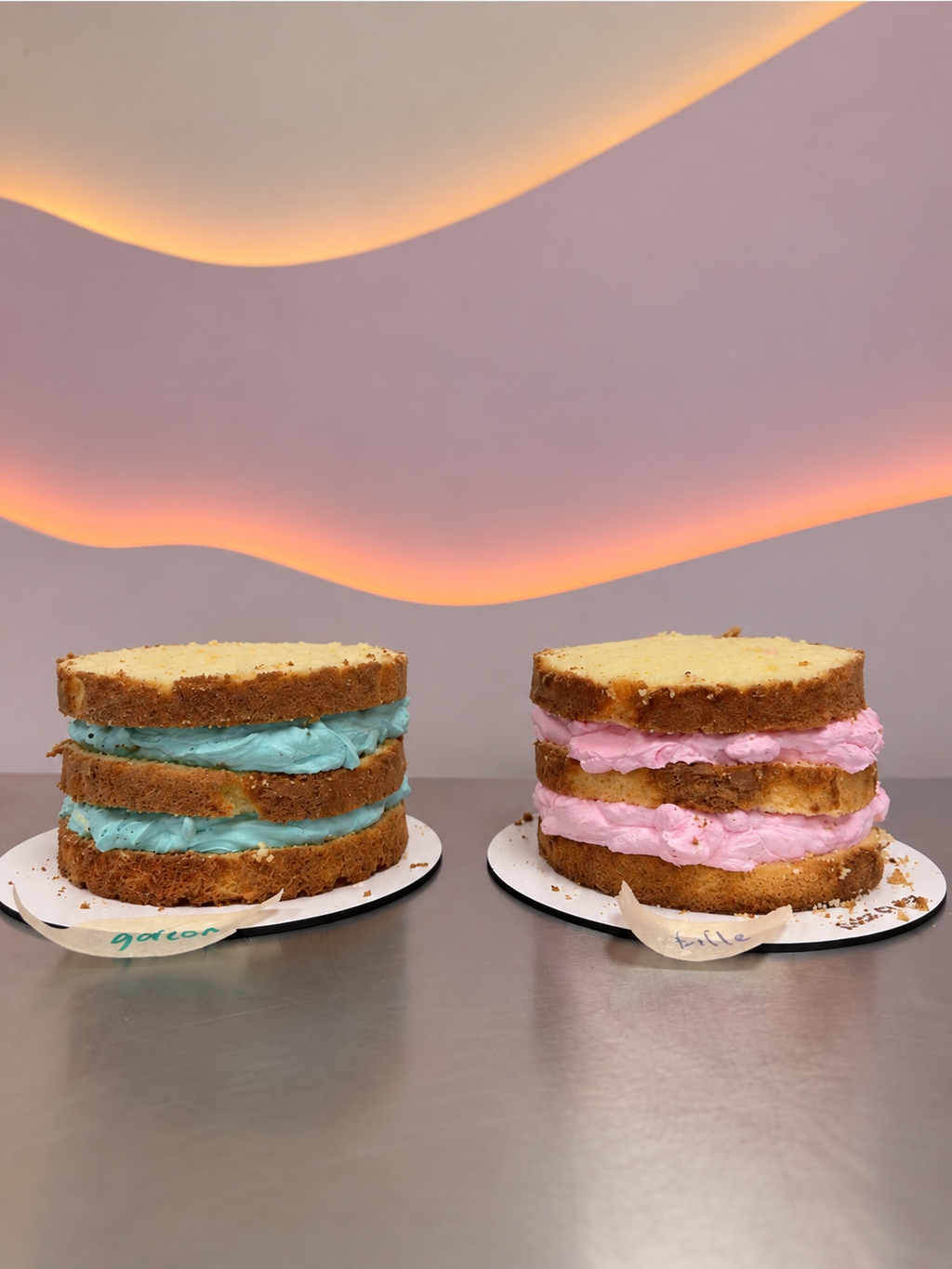 Gender Reveal Cake