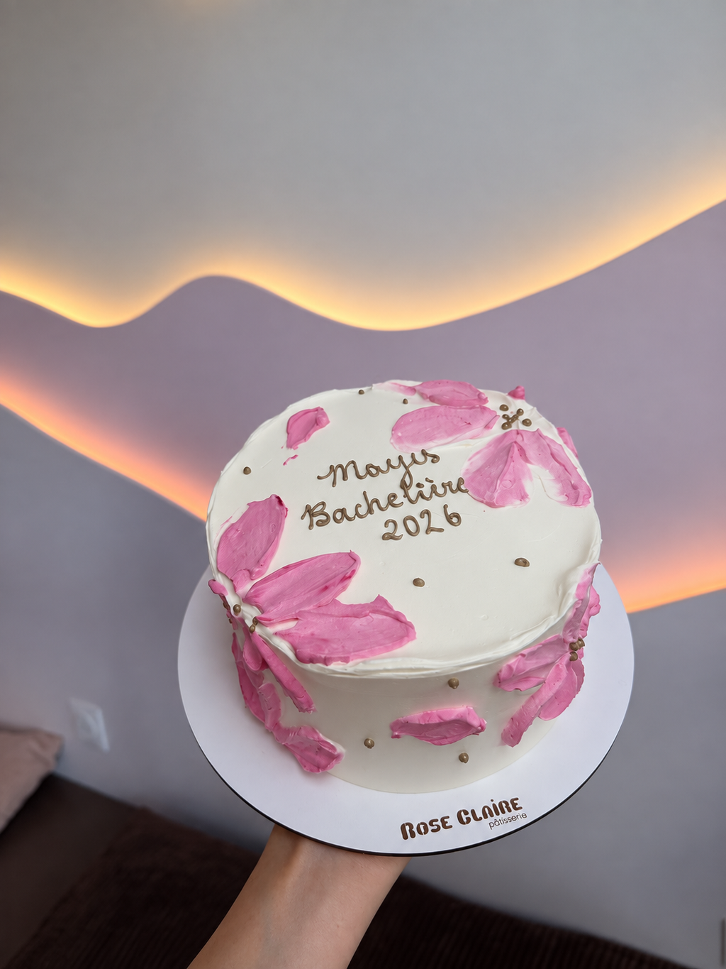 Gâteau Fleurs Simple